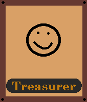 A picture of the treasurer